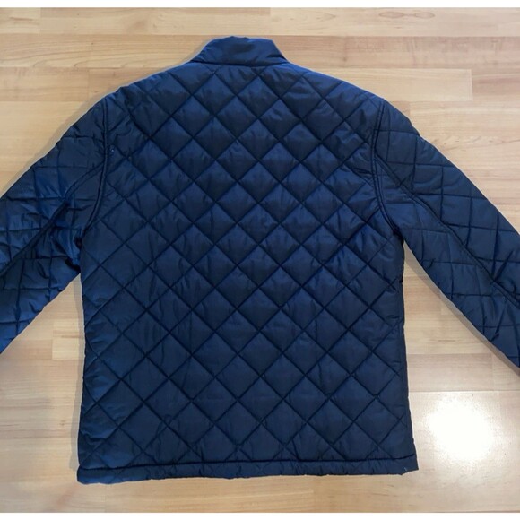 Banana Republic Black Diamond Quilted Puffer Bomber Jacket Men’s M - Picture 6 of 12